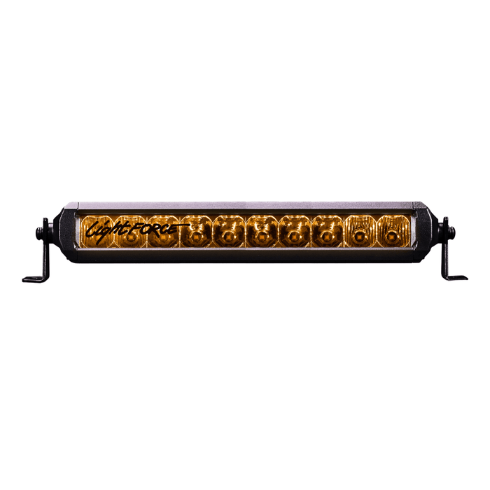 10" (254mm) Single Row Viper Light Bar - Amber Lens 10 x 5W - Off Road Use Only