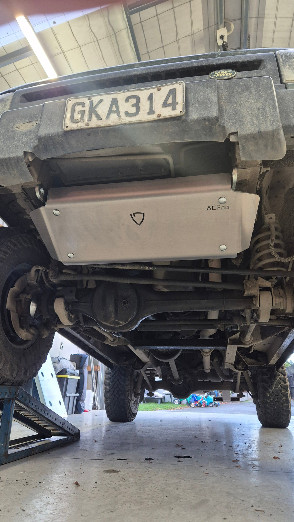 Land Rover Discovery 1 Steering Guard Front Bash Plate