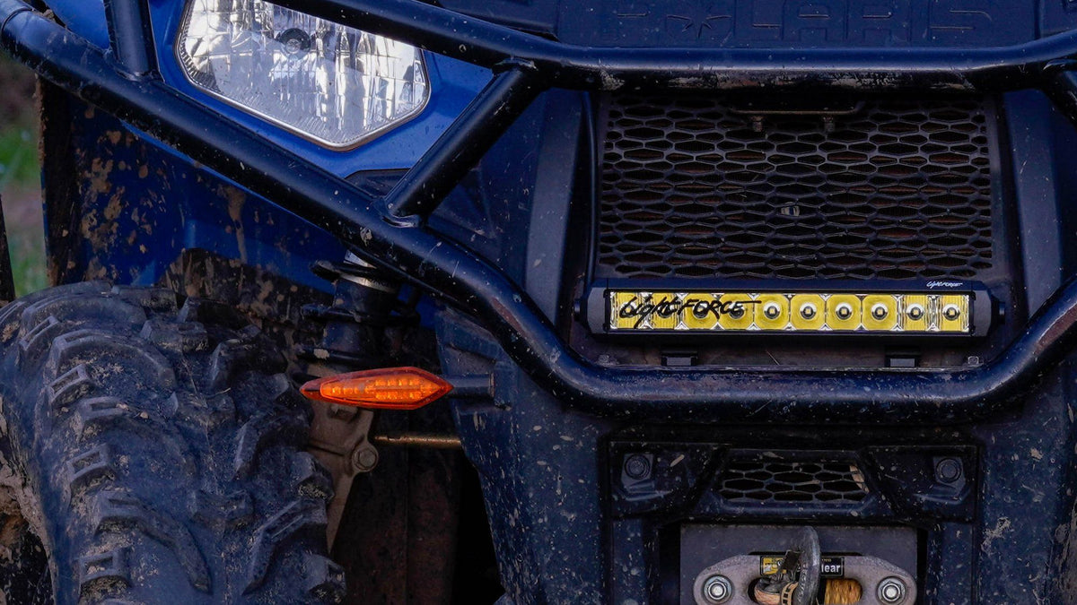 Vehicle fitted with a Lightforce Viper light bar