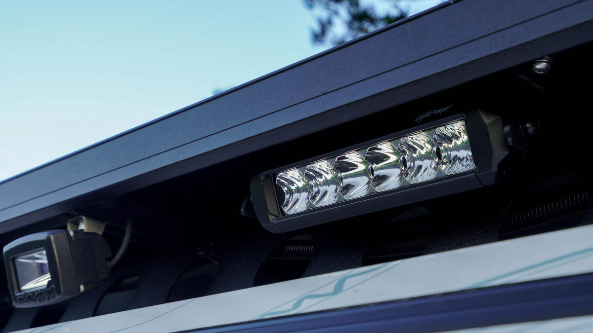 Vehicle fitted with a Lightforce Viper light bar