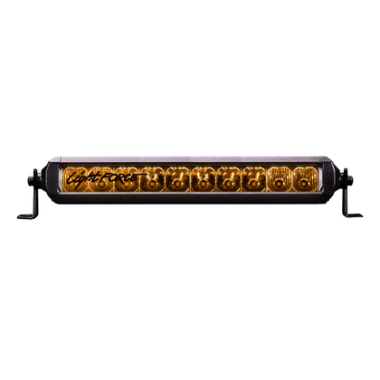 10" (254mm) Single Row Viper Light Bar - Amber Lens 10 x 5W - Off Road Use Only